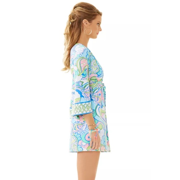 Lilly Pulitzer Tropez Tunic Dress SZ M Multi Conch Republic Engineered - Picture 2 of 14